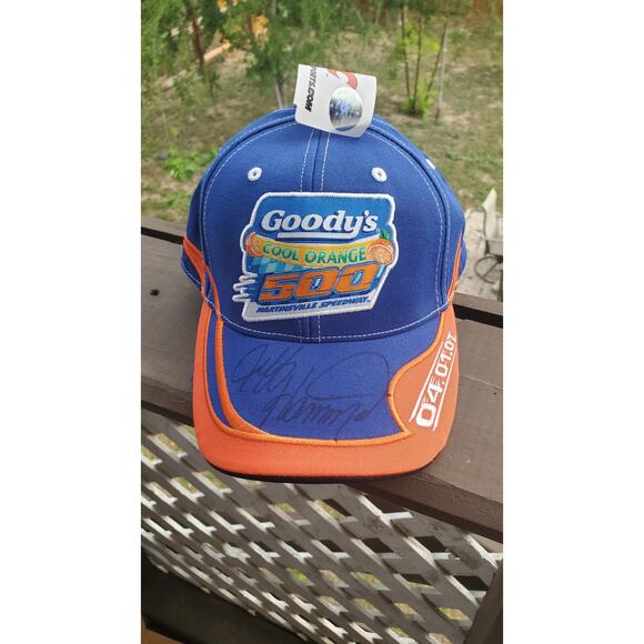 NWT Vintage Goody's 500 Nascar Jeff Hammond Signed Hat Cap - Picture 1 of 5